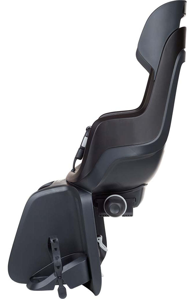 Kinderzitje achter Bobike Go Maxi met dragerbevestiging - urban black