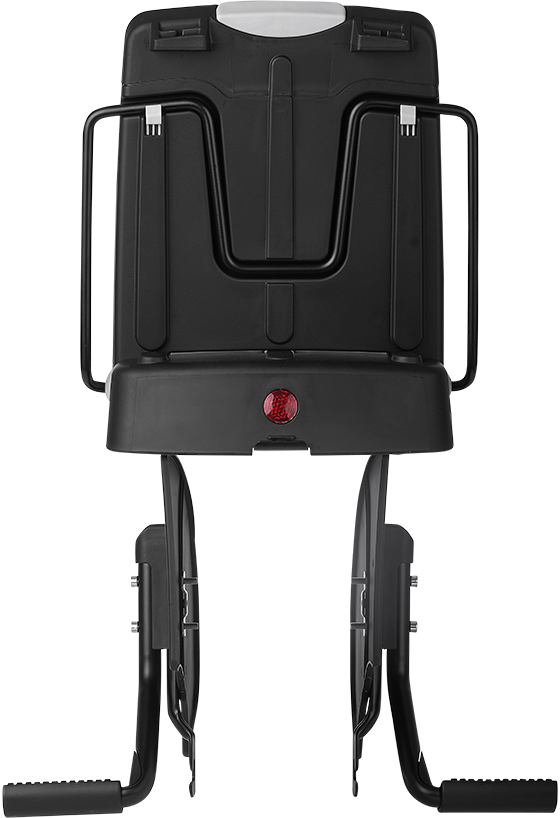 Kinderzitje achter Bobike Classic Junior - urban black
