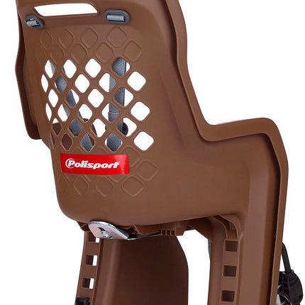 Kinderzitje achter Polisport Joy - donkerbruin - framebevestiging (FF) - afbeelding 3