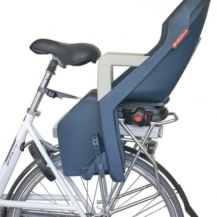 Kinderzitje achter Polisport Guppy Maxi+ met dragerbevestiging (CFS) - jeans/crème