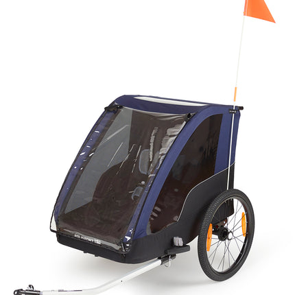 Kindertrailer zonder wandelkit Polisport - grijs/blauw - afbeelding 4