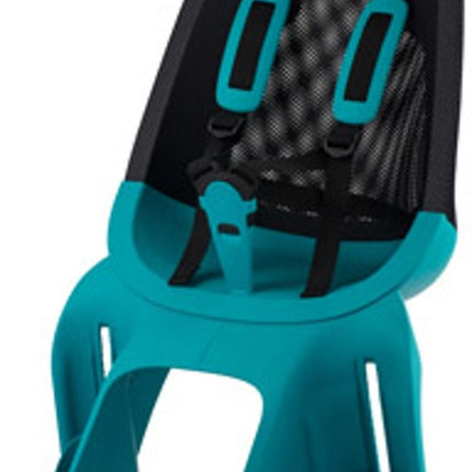 Kinderzitje achter Qibbel Air met dragerbevestiging (CFS) - turquoise