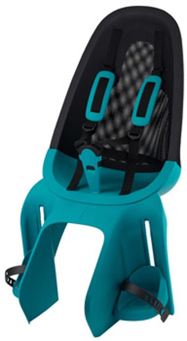 Kinderzitje achter Qibbel Air met dragerbevestiging (CFS) - turquoise