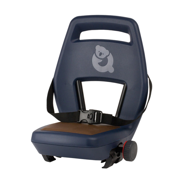 Kinderzitje achter Qibbel 6+ Junior - blauw met bruin kussentje