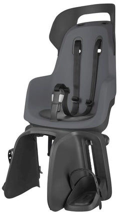 Kinderzitje achter Bobike Go Maxi MIK HD bevestiging - macaron grey
