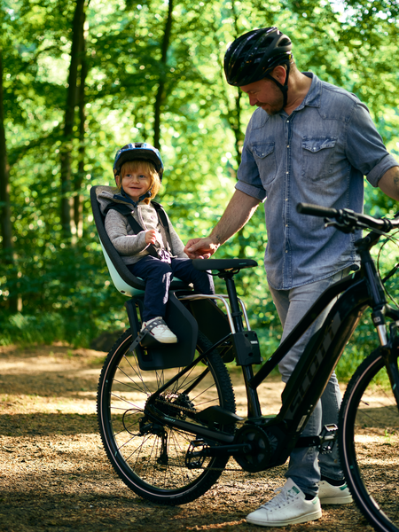 Kinderzitje achter Thule Yepp Nexxt Maxi voor framebevestiging (FM) - aquamarine blue