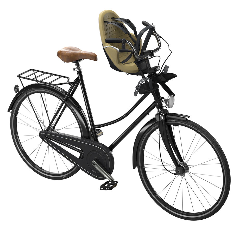 Kinderzitje voor Thule Yepp 2 Mini inclusief Mini SlimFit adapter - midnight black