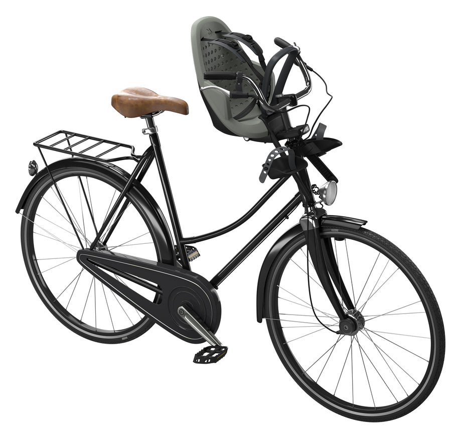 Kinderzitje voor Thule Yepp 2 Mini inclusief Mini SlimFit adapter - midnight black