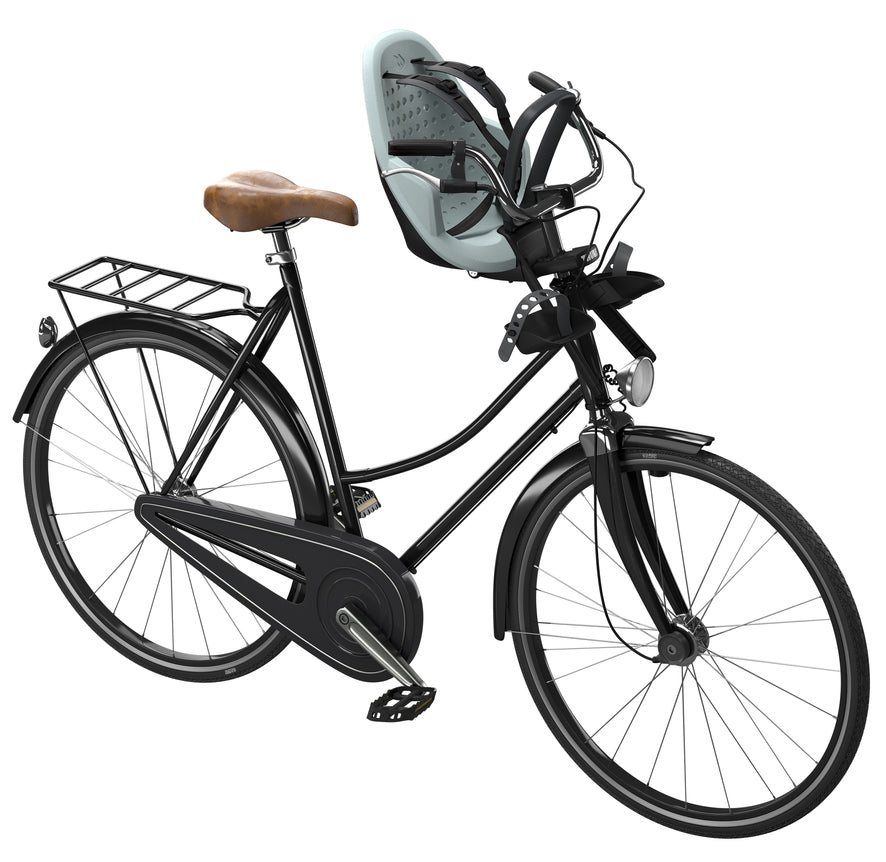 Kinderzitje voor Thule Yepp 2 Mini inclusief Mini SlimFit adapter - midnight black