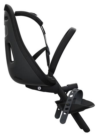 Kinderzitje voor Thule Yepp Nexxt Mini inclusief Mini SlimFit adapter - obsidian black