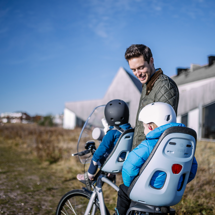 Kinderzitje voor Thule Yepp Nexxt Mini inclusief Mini SlimFit adapter - momentum grey - afbeelding 5