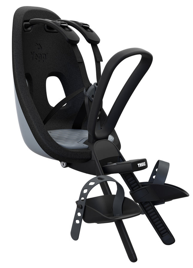 Kinderzitje voor Thule Yepp Nexxt Mini inclusief Mini SlimFit adapter - momentum grey