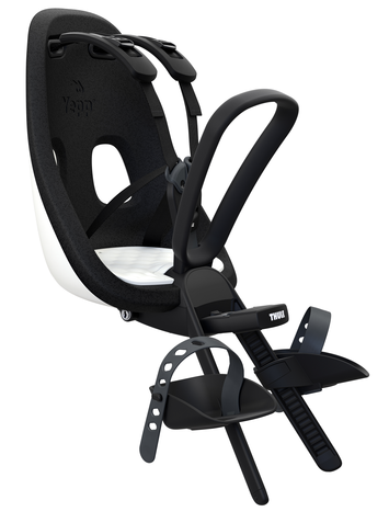 Kinderzitje voor Thule Yepp Nexxt Mini inclusief Mini SlimFit adapter - snow white