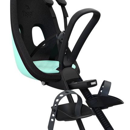 Kinderzitje voor Thule Yepp Nexxt Mini inclusief Mini SlimFit adapter - mint green
