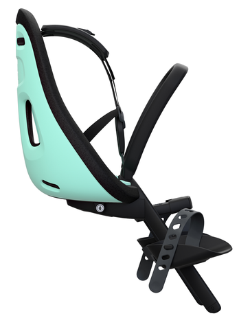 Kinderzitje voor Thule Yepp Nexxt Mini inclusief Mini SlimFit adapter - mint green