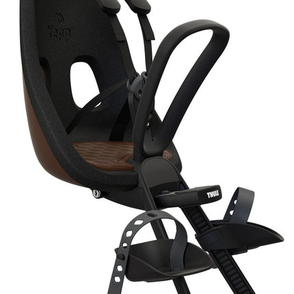 Kinderzitje voor Thule Yepp Nexxt Mini inclusief Mini SlimFit adapter - chocolate brown