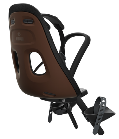 Kinderzitje voor Thule Yepp Nexxt Mini inclusief Mini SlimFit adapter - chocolate brown