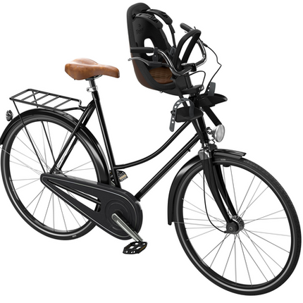 Kinderzitje voor Thule Yepp Nexxt Mini inclusief Mini SlimFit adapter - chocolate brown