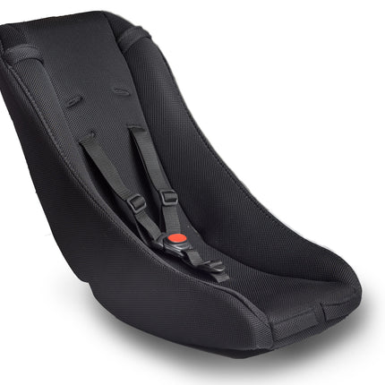 Babyschaal voor uw bakfiets/fietskar Melia Comfort 4S geschikt voor baby's van 0 tot 9 maanden - zwart