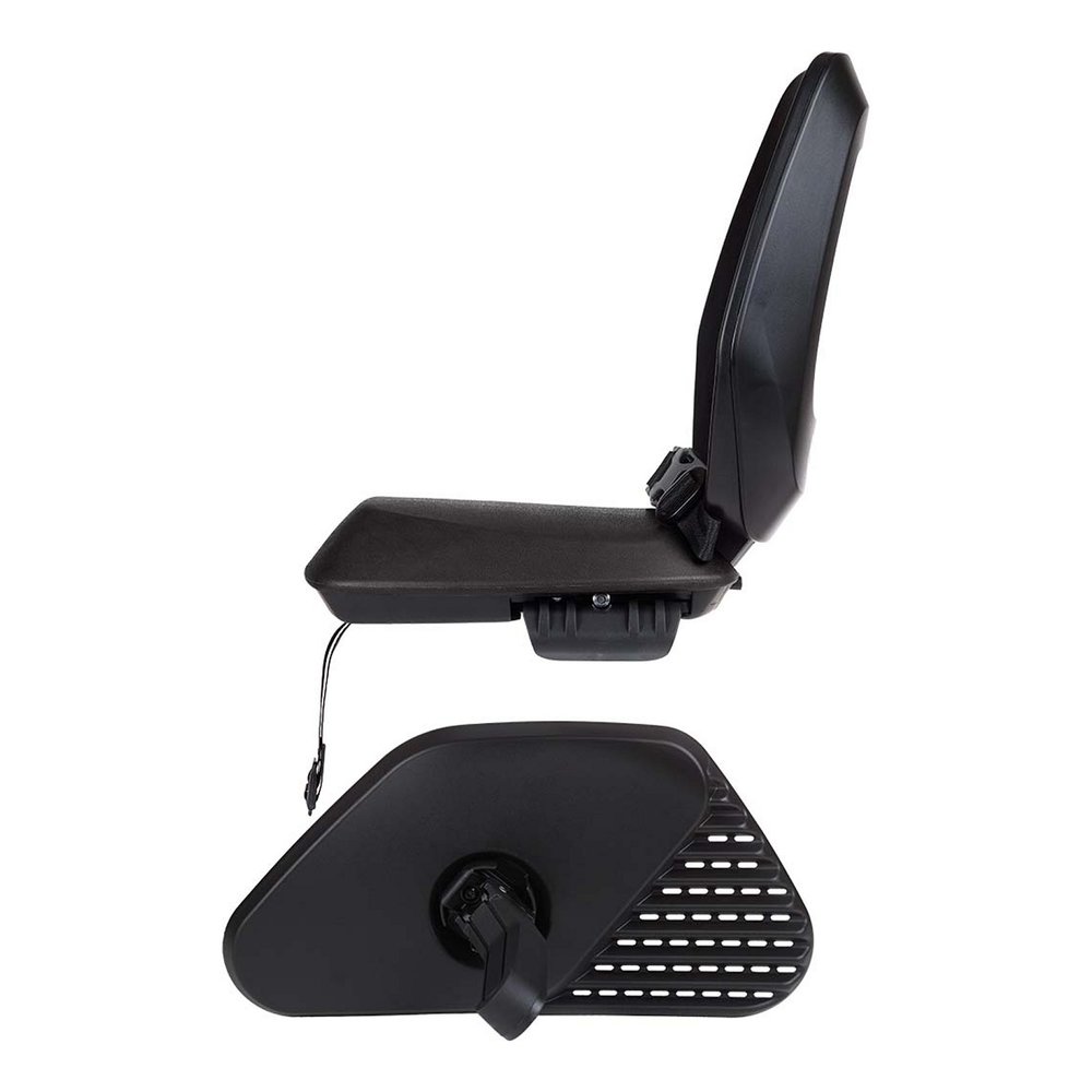 Kinderzitje achter Bobike One Junior black - dragermontage