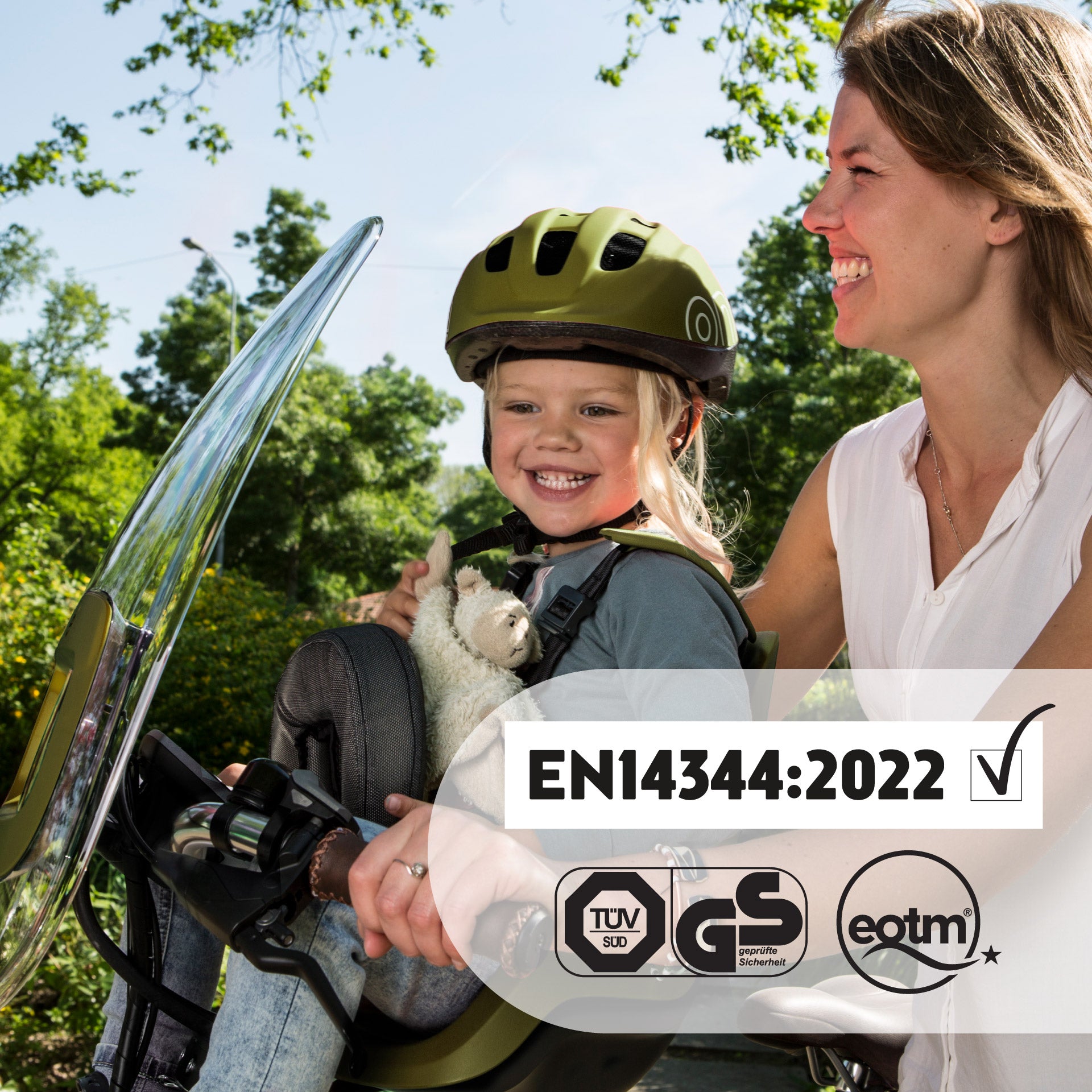 Kinderzitje voor Bobike One Mini - mighty mustard