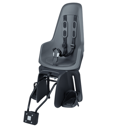 Kinderzitje achter Bobike One Maxi 1P & EB-D met frame- en dragerbevestiging - urban grey