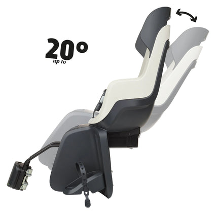 Kinderzitje achter Bobike GO Maxi met slaapstand - framebevestiging (FF) - vanilla cup cake - afbeelding 4