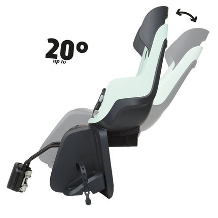 Kinderzitje achter Bobike GO Maxi met slaapstand - framebevestiging (FF) - marshmallow mint - afbeelding 6