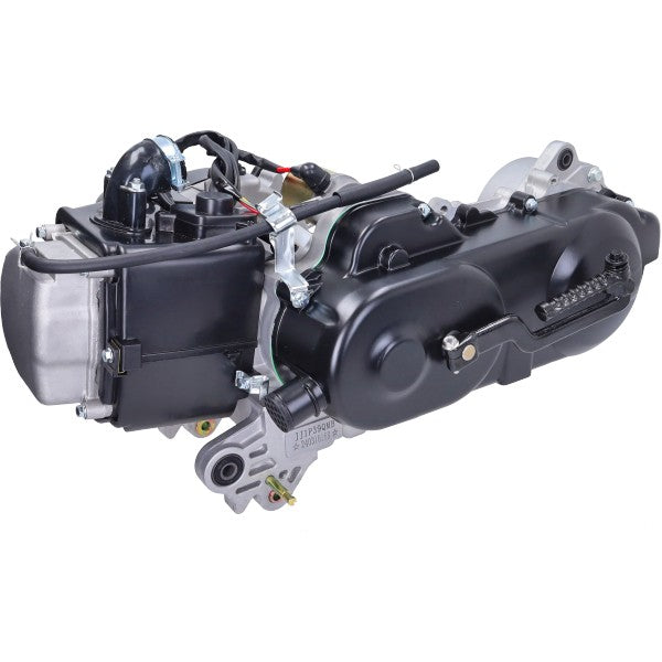 motorblok compleet 10 inch korte as (1x schok) china retro/torino, sco china 4t, sco gy6, v-clic