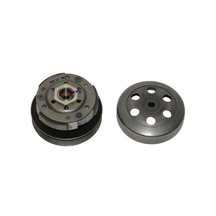 embrayage complet + cloche qualité origine scooter Chine 4T, scooter GY6, scooter Kymco 4T