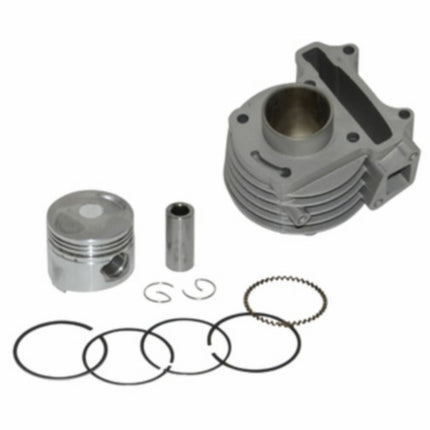 cilinder + zuiger aluminium nikasil pen 13 50cc 39mm sco sym 4t, sco china 4t, sco gy6, sco kymco 4t