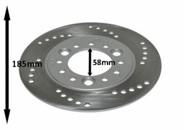 Brake disc for 185mm Iva E-Go S4, China LX/Napoli, Riva, VX50
