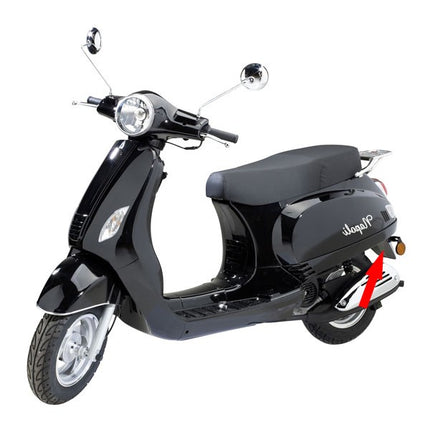 rear fender gloss black BTC Riva, GTS Toscana, China LX/Napoli, VX50