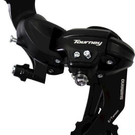 Bicycle derailleurs - Shimano Tourney TX35 6/7-speed rear derailleur with hook (B-Type)