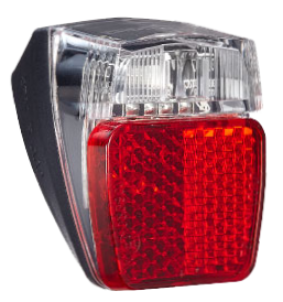 Spatbordachterlicht Herrmans H-Trace Mini E-Bike 6-12V - 180 lumen