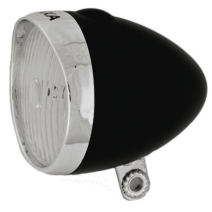 Koplamp Axa Classic op batterijen - zwart (op kaart)
