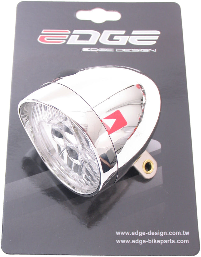 Koplamp Edge Retro 3 led aan/uit - incl. batterijen - chroom - afbeelding 2