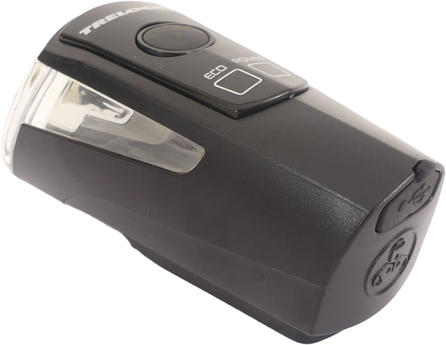 Koplamp Trelock LS460 I-Go Power 40 Accu - Usb - zwart