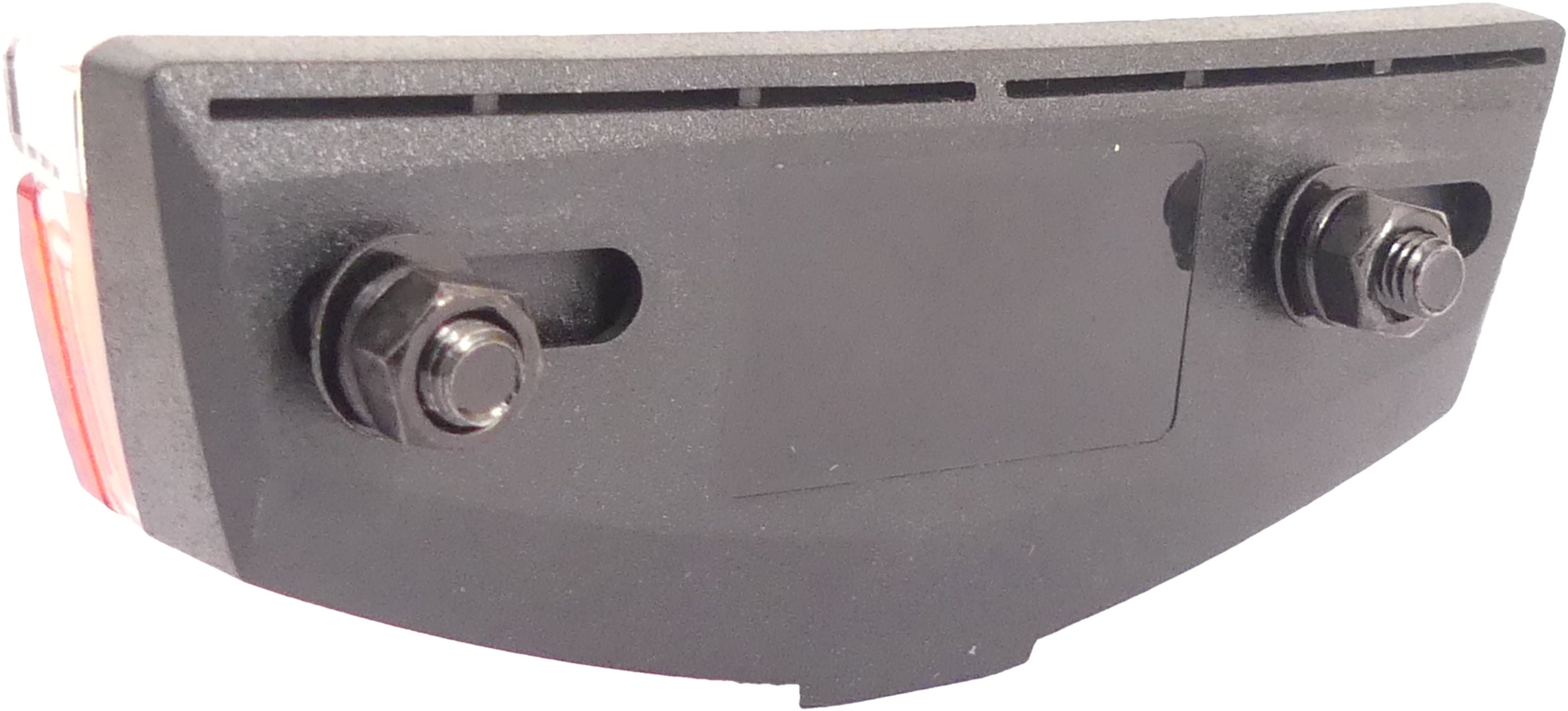Dragerachterlicht Edge City Slimline - 80mm - incl. batterijen