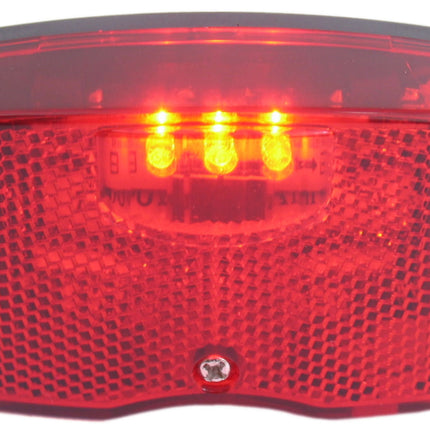 Edge City rear light - 3 LEDs including batteries (workshop packaging)