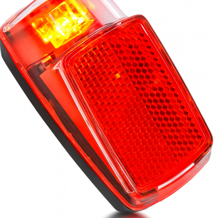 Achterlicht spatbord Edge Vida - 1 led -  inclusief batterijen (op kaart)