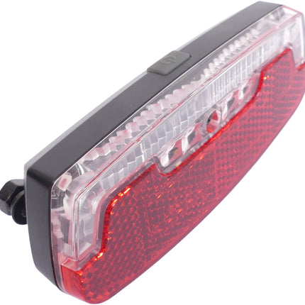 Dragerachterlicht Edge Safe - Led - 80mm incl batterijen