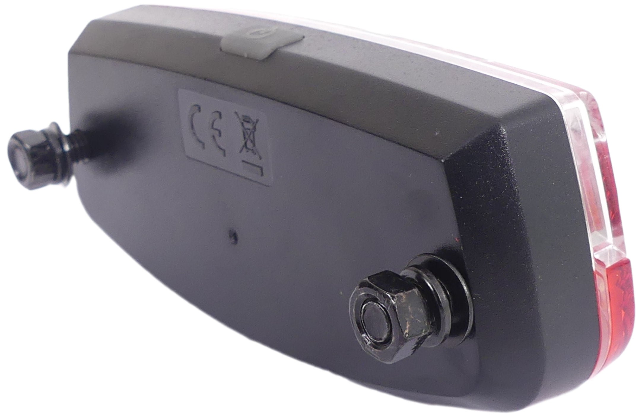 Dragerachterlicht Edge Safe - Led - 80mm incl batterijen