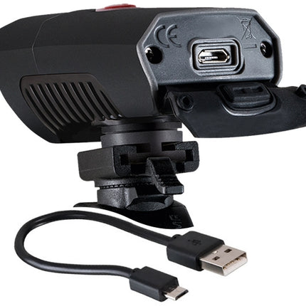 Koplamp Sigma Buster 300 HL met schroefdraadhouder - USB oplaadbaar