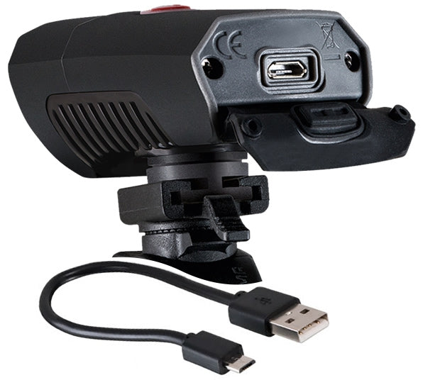 Koplamp Sigma Buster 300 HL met schroefdraadhouder - USB oplaadbaar
