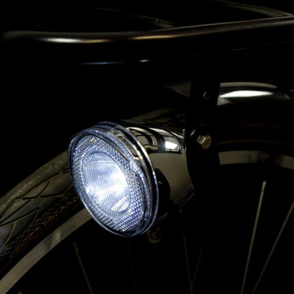 Koplamp Spanninga Swingo XDO LED met reflector en dynamo-aansluiting - chroom