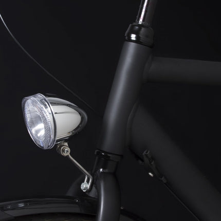 Koplamp Spanninga Swingo XDO LED met reflector en dynamo-aansluiting - chroom
