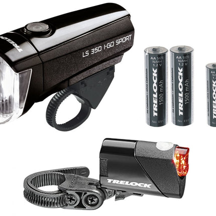 Verlichtingset Trelock LS350 + LS710 I-Go Sport - Zwart