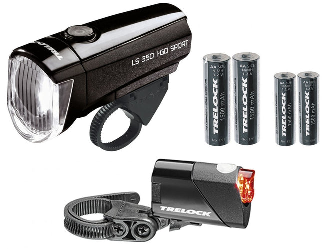 Verlichtingset Trelock LS350 + LS710 I-Go Sport - Zwart