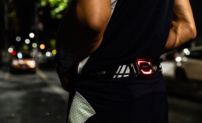 Spanninga LED USB-oplaadbare hardloopverlichting S-RUN (voor + achter)